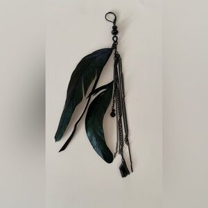 Maje Feather Chain Earring